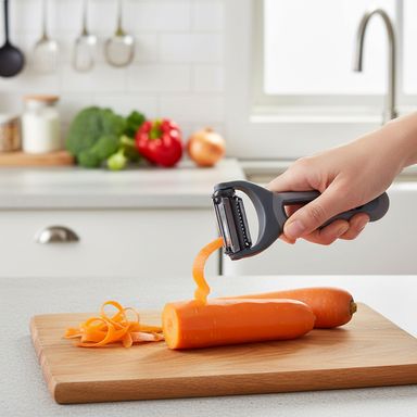 Pelador 3 en 1 cool style kitchen azul marino oscuro -  Miniso