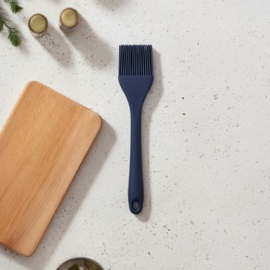 Pincel de silicona para aceite con mango fino azul marino oscuro -  Miniso