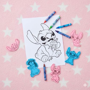 Set para jugar set de pintura rocket bucket serie lilo & stitch disney -  Lilo & Stitch