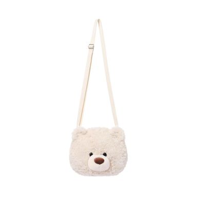 Bolso crossbody oso peluche apricot -  Miniso