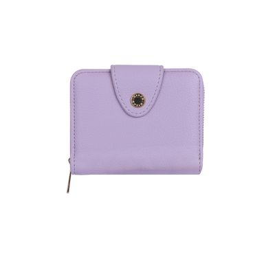 Cartera corta para mujer miniso textura granulada lila -  Miniso