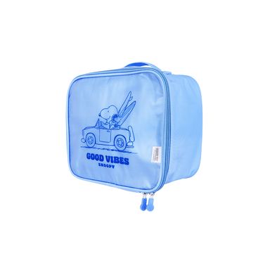 Lonchera cuadrada estampa snoopy beach collection azul -  Snoopy