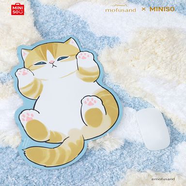 Mouse pad mofusand poliéster gatito -  Mofusand