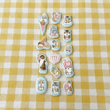 Plantilla de stickers mofusand 15 piezas -  Mofusand