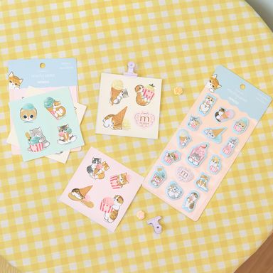 Plantilla de stickers mofusand diseño aleatorio 4 piezas -  Mofusand