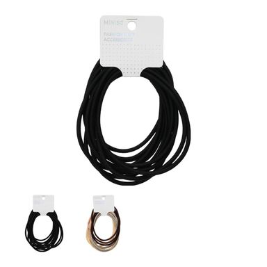 Set de liga para cabello básico 12 pzas -  Miniso