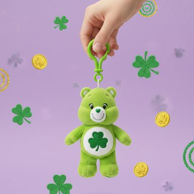 Llavero 12 cm de peluche good luck bear serie care bears -  Care Bears