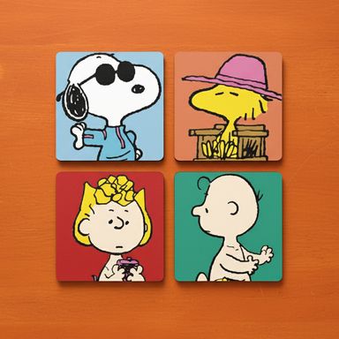 Set para jugar pegatina pintura textura serie snoopy -  Snoopy