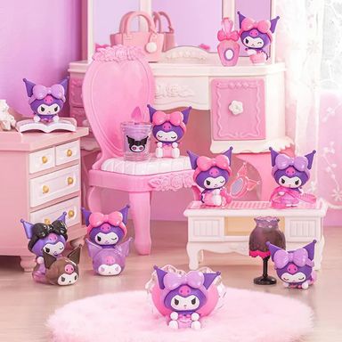 Blind box cabaña acogedora 4.5x4.5 cm caja de acrílico kuromi sanrio -  Sanrio