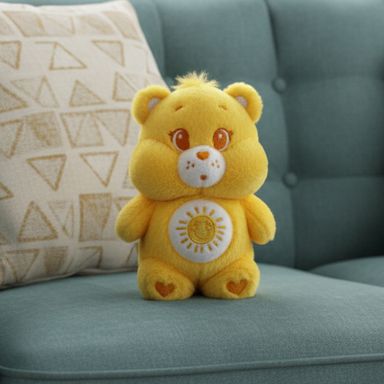 Llavero felpa amarillo divertosito ositos cariñositos -  Care Bears