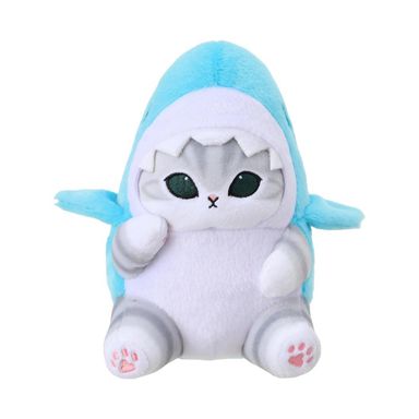 Peluche mofusand felpa azul disfraz de tiburón gatito -  Mofusand