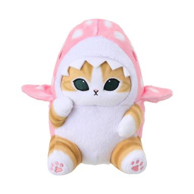 Peluche mofusand felpa rosa disfraz de tiburón gatito -  Mofusand