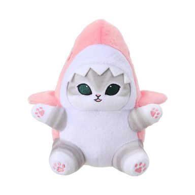 Peluche mofusand felpa rosa disfraz de tiburón -  Mofusand
