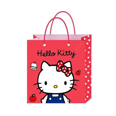 Bolsa de regalo grande con estampado dorado hello kitty serie sanrio -  Sanrio