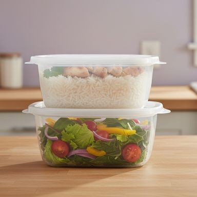 Taper para alimentos rectangulares coloridos 910 ml 2 piezas -  Miniso