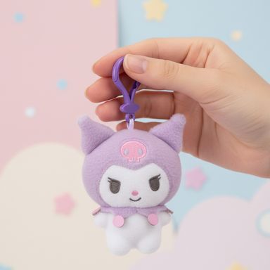 Llavero de peluche kuromi serie sanrio -  Sanrio