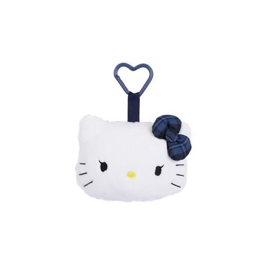 Llavero de peluche con forma de cabeza hello kitty azul vaquero serie sanrio -  Sanrio