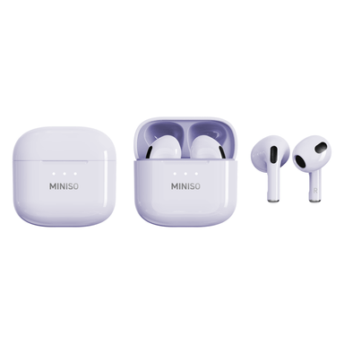 Audífonos inalámbricos macaron color series mod s89 morado -  Miniso