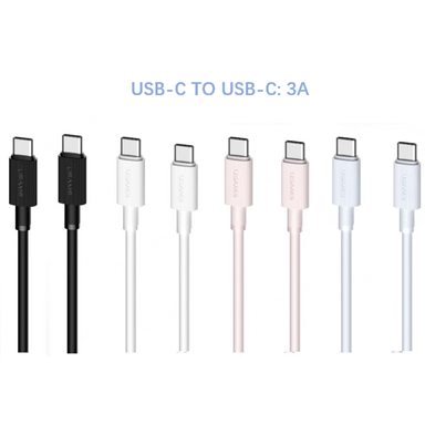 Cable de datos de pvc solid colors series 1m 3a ctc -  Miniso