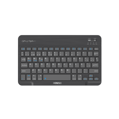 Teclado inalámbrico recargable life is for fun con letra Ñ mod mc3000 negro -  Miniso