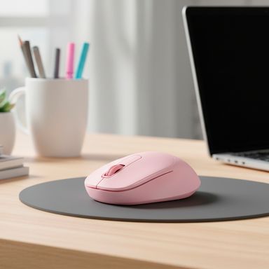 Mouse pad inalámbrico mod e701 rosa - Miniso