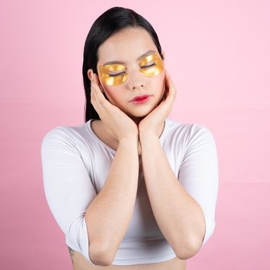 Mascarilla para los ojos de gel en forma de golden c -  Miniso