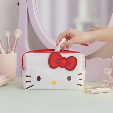 Cosmetiquera cuadrada mesh hello kitty -  Sanrio
