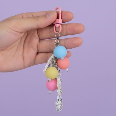 Llavero de acrílico con charms snoopy -  Snoopy