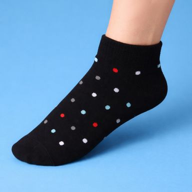 Medias básicos para hombre miniso varios diseños negro 3 pares -  Miniso