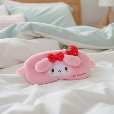 Antifaz para dormir sanrio hello kitty & my melody serie strawberry -  Sanrio