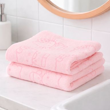 Toalla de baño sanrio hello kitty rosa 2 pzas 75x35 cm -  Sanrio