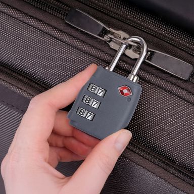 Correa para maleta con cerradura tsa serie miniso go gris oscuro -  Miniso