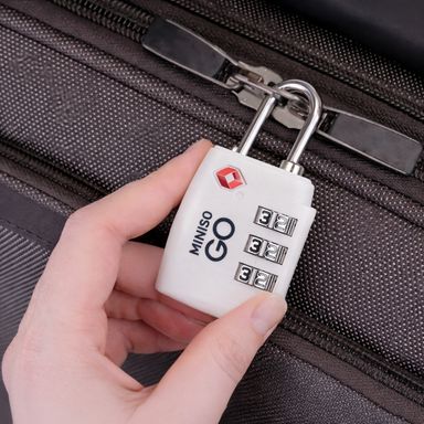 Correa para maleta serie miniso go tsa beige -  Miniso