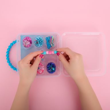 Set para jugar caja de mano quadrate kit para hacer pulseras de abalorio serie lilo & stitch disney -  Lilo & Stitch