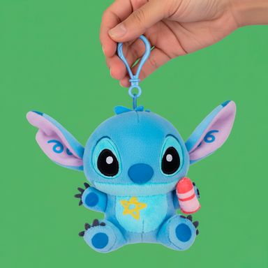 Llavero 12 cm de peluche sentado stitch serie lilo & stitch disney -  Lilo & Stitch