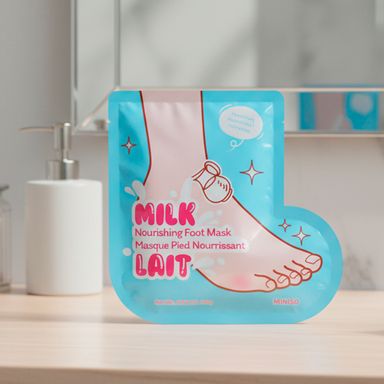 Mascarilla nutritiva de leche para pies serie miniso -  Miniso