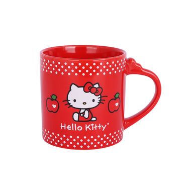 Taza cerámica colección apple hello kitty 440ml roja sanrio -  Sanrio
