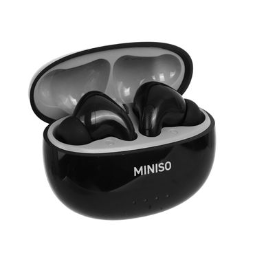 Audífonos inalámbricos macaron round sugar mod s90 negro -  Miniso