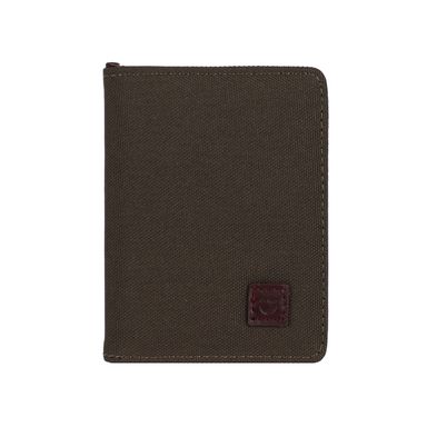 Cartera de hombre con doble pliegue verde -  Miniso