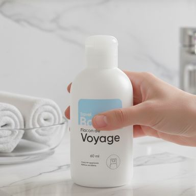 Botella de viaje con tapa abatible 40 ml -  Miniso