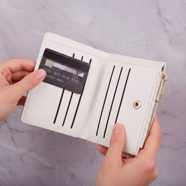 Cartera mujer basica trenzado apricot -  Miniso