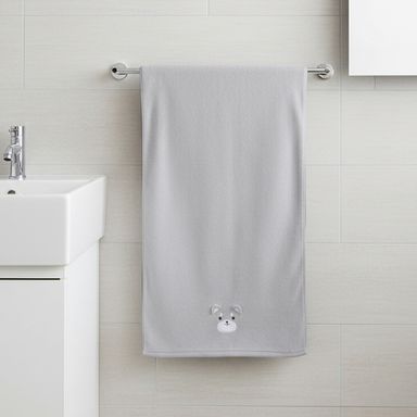 Toalla de baño miniso microfibra serie cute animals shiba inu 140cm x 70cm -  Miniso