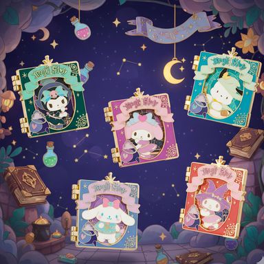 Blind Box pin ihello kitty and friends magic language  -  Sanrio