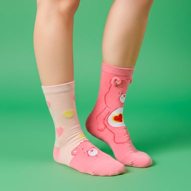 Medias afelpadas care bears orejitas 3d love-a-lot bear -  Care Bears