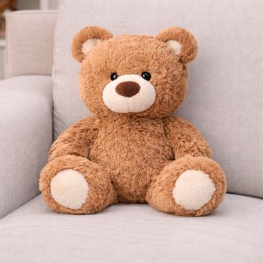 Peluche oso sentado marrón serie miniso -  Miniso