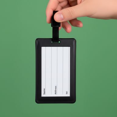 Etiqueta para equipaje serie miniso go morada -  Miniso