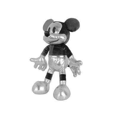 Peluche 40 cm retro de cuero plateado serie mickey mouse disney -  Disney