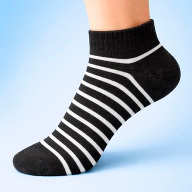 Medias para hombre miniso rayas gris 6 pares -  Miniso