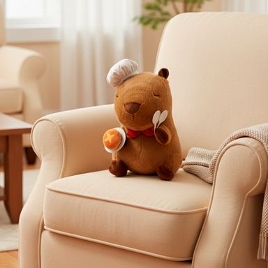 Peluche mimi bara cook serie kapibala -  Mini Family