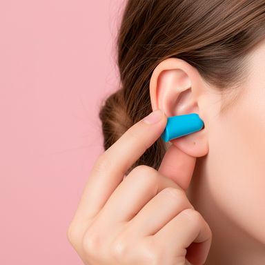 Neceser de viaje tapones para oído colores lisos serie miniso go 5 pares  -  Miniso